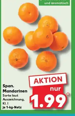 Kaufland Span. Mandarinen tilbud