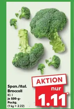 Kaufland Span./ital. Broccoli KI. I tilbud