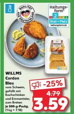 Kaufland WILLMS Cordon Bleu tilbud