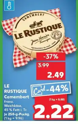 Kaufland LE RUSTIQUE Camembert tilbud