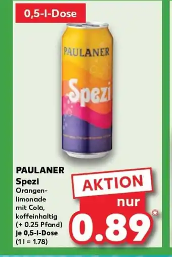 Kaufland PAULANER Spezi tilbud