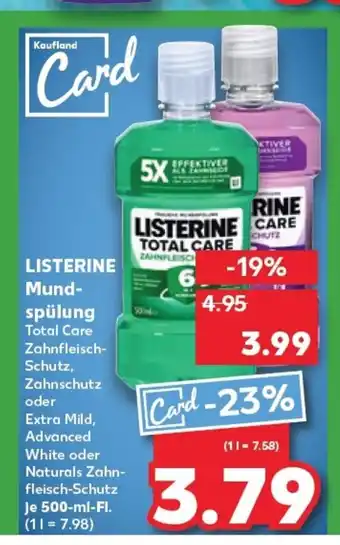 Kaufland LISTERINE Mund- spülung tilbud