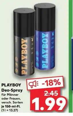 Kaufland PLAYBOY Deo-Spray tilbud