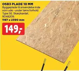 jem & fix OSB3 PLADE 10 MM tilbud