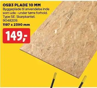 jem & fix OSB3 PLADE 10 MM tilbud