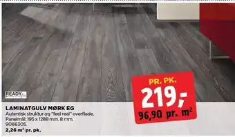 jem & fix LAMINATGULV MØRK EG tilbud