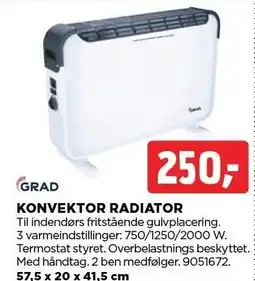 jem & fix KONVEKTOR RADIATOR tilbud