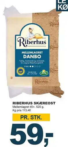 Let-Køb RIBERHUS SKÆREOST tilbud