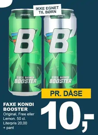 Let-Køb FAXE KONDI BOOSTER tilbud