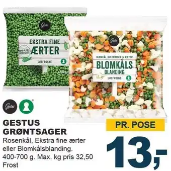 Let-Køb GESTUS GRØNTSAGER tilbud