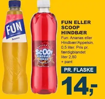 Let-Køb FUN ELLER SCOOP HINDBÆR tilbud