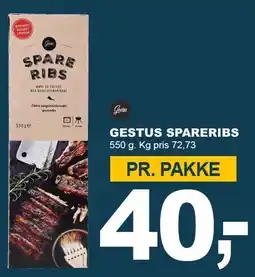 Let-Køb GESTUS SPARERIBS tilbud