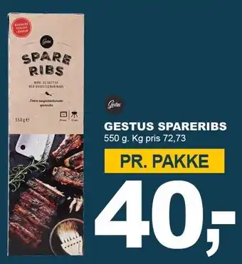 Let-Køb GESTUS SPARERIBS tilbud