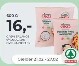 Netto Grøn Balance Økologiske ovn-kartofler, 600 g tilbud