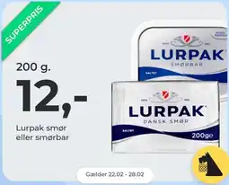 Netto Lurpak smør eller smørbar, 200 g tilbud