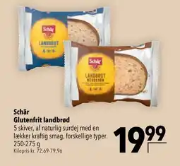 Citti Schär Glutenfrit landbrød tilbud