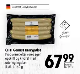 Citti CITTI Genuss Karrypølse tilbud