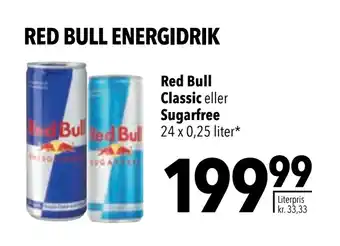 Citti Red Bull Classic eller Sugarfree tilbud