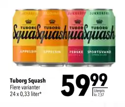 Citti Tuborg Squash tilbud