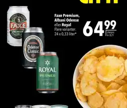 Citti Faxe Premium, Albani Odense eller Royal tilbud