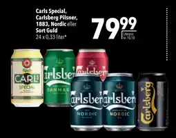 Citti Carls Special, Carlsberg Pilsner, 1883, Nordic eller Sort Guld tilbud