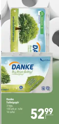 Citti Danke Toiletpapir tilbud