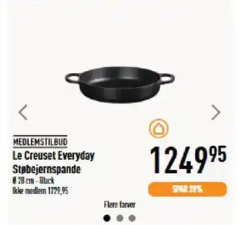 Imerco Le creuset everyday støbejernspande tilbud