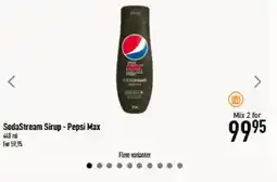 Imerco Sodastream sirup - pepsi max tilbud