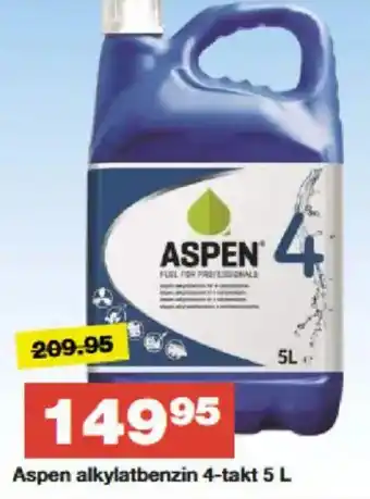 Bauhaus Aspen alkylatbenzin 4-takt tilbud