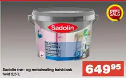 Bauhaus Sadolin træ- og metalmaling halvblank tilbud