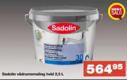 Bauhaus Sadolin vådrumsmaling hvid tilbud