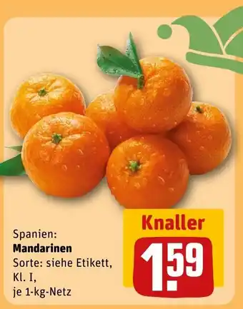 REWE Spanien: Mandarinen Sorte: siehe Etikett tilbud