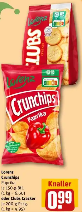 REWE Lorenz Crunchips tilbud