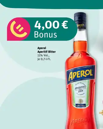 REWE Aperol Aperitif Bitter tilbud