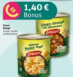 REWE Erasco Eintopf versch. Sorten, tilbud