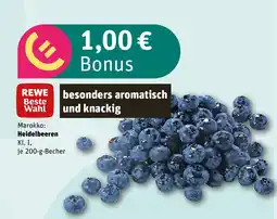 REWE Marokko: Heidelbeeren tilbud