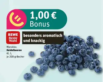 REWE Marokko: Heidelbeeren tilbud