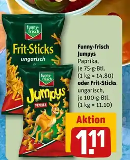 REWE Funny-frisch Jumpys Paprika, tilbud