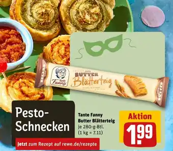 REWE Tante Fanny Butter Blätterteig tilbud