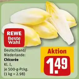 REWE Deutschland/ Niederlande: Chicorée tilbud