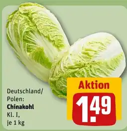 REWE Deutschland/ Polen: Chinakohl tilbud