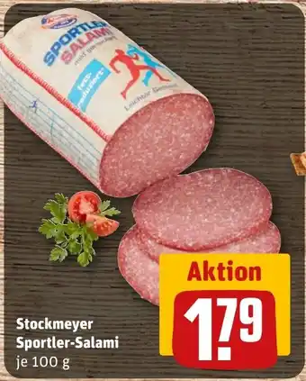 REWE Stockmeyer Sportler-Salami je tilbud