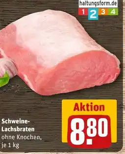 REWE Schweine- Lachsbraten tilbud