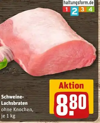 REWE Schweine- Lachsbraten tilbud