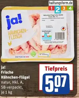 REWE ja! Frische Hähnchen-Flügel tilbud