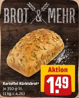 REWE Kartoffel Kürbisbrot² tilbud