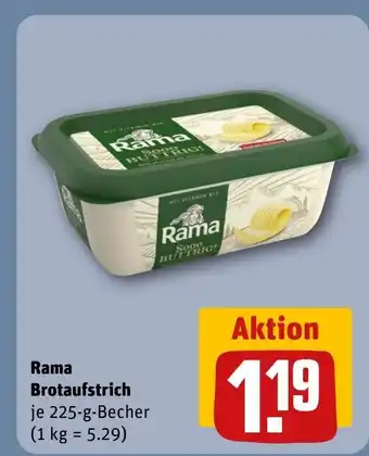 REWE Rama Brotaufstrich tilbud