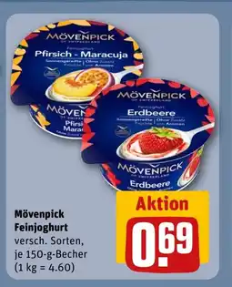 REWE Mövenpick Feinjoghurt tilbud