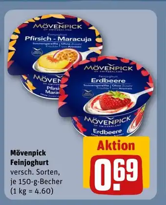 REWE Mövenpick Feinjoghurt tilbud