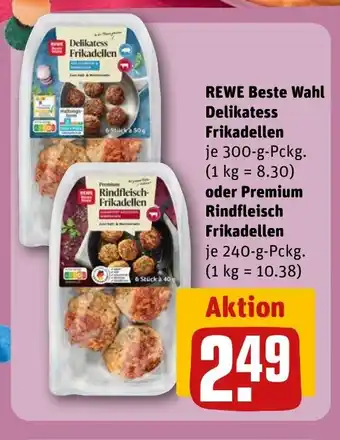 REWE REWE Beste Wahl Delikatess Frikadellen tilbud